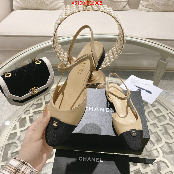 Women Shoes-Chanel,where to buy fakes ID: SE6008,$: 109USD
