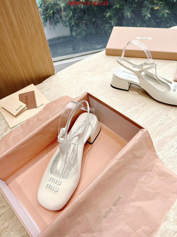 Women Shoes-Miu Miu,luxury cheap ID: SE5233,$: 119USD