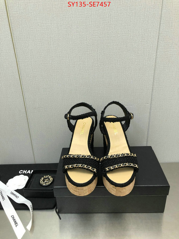 Women Shoes-Chanel,designer 1:1 replica ID: SE7457,$: 135USD