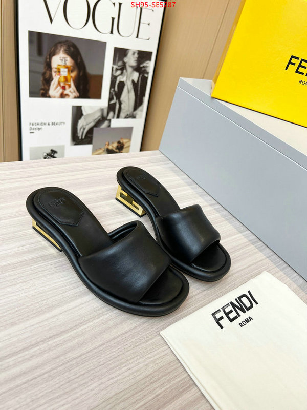 Women Shoes-Fendi,high quality happy copy ID: SE5287,