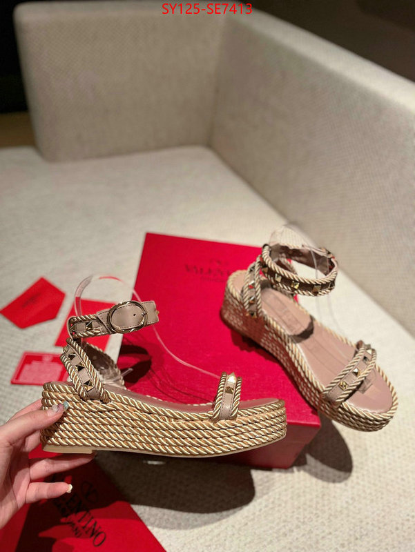 Women Shoes-Valentino,wholesale replica ID: SE7413,$: 125USD