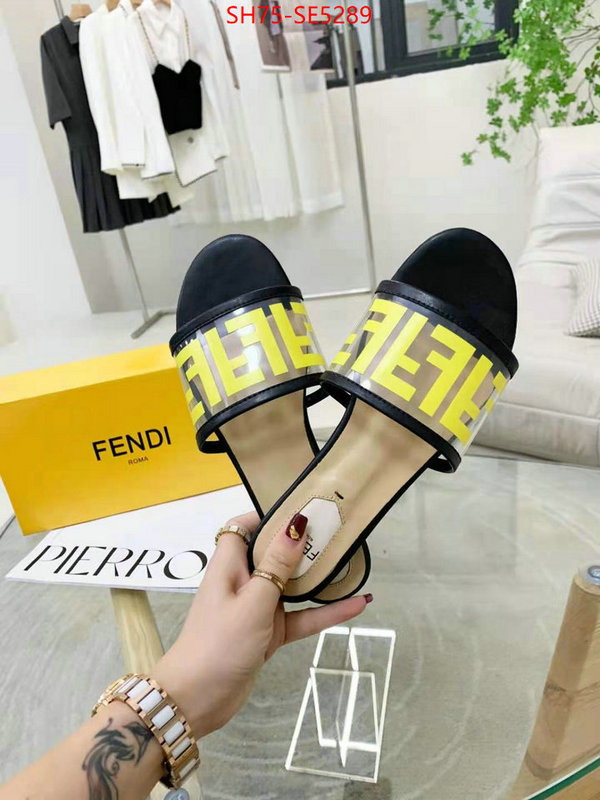 Women Shoes-Fendi,top quality fake ID: SE5289,