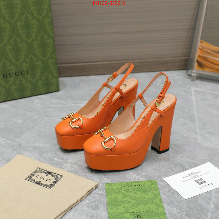 Women Shoes-Gucci,fashion replica ID: SE5218,$: 125USD