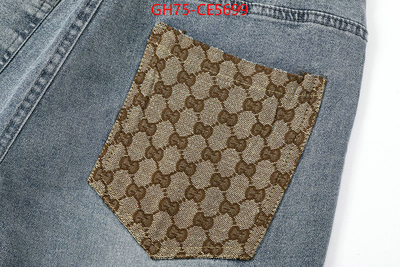 Clothing-Gucci,wholesale designer shop ID: CE5699,$: 75USD