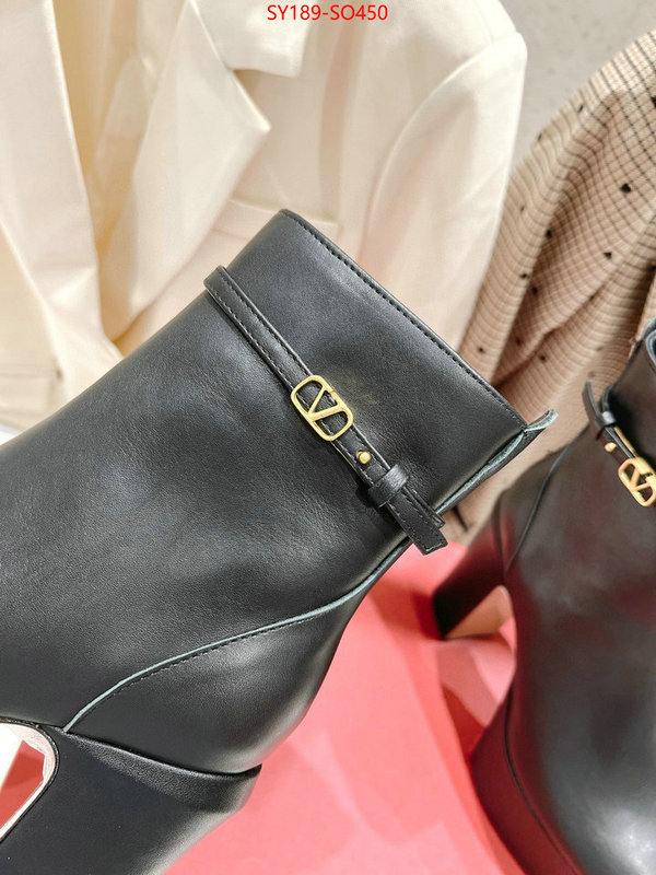 Women Shoes-Valentino,high quality replica designer ID: SO450,$: 189USD