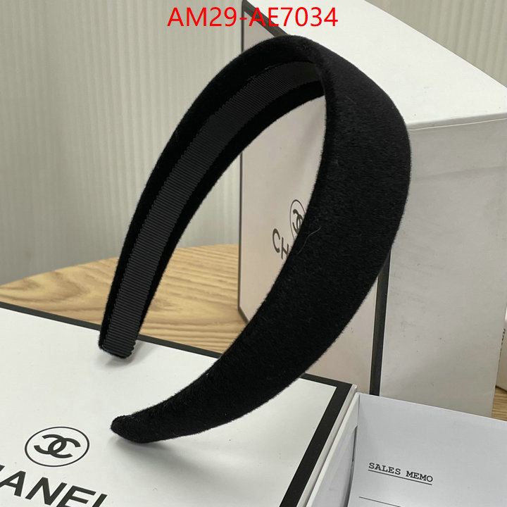 Hair band-Chanel,high quality replica designer ID: AE7034,$: 29USD