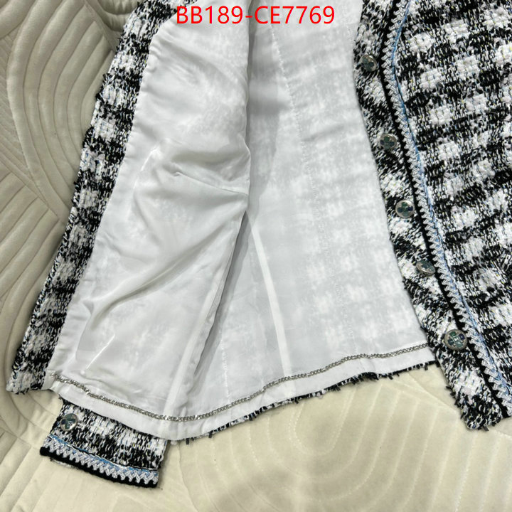 Clothing-Chanel,fashion designer ID: CE7769,$: 189USD