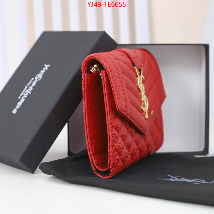 YSL Bag(4A)-Wallet-,replica best ID: TE6655,$: 49USD