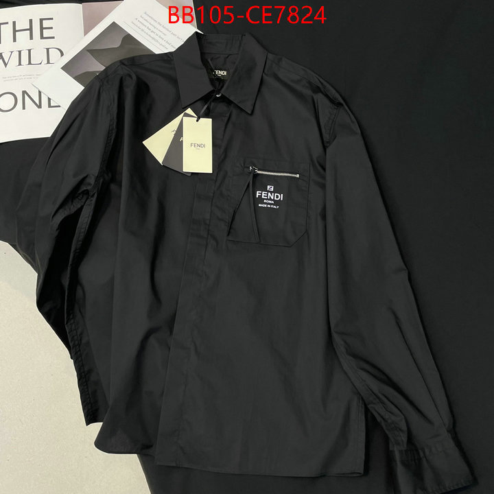 Clothing-Fendi,replica shop ID: CE7824,$: 105USD