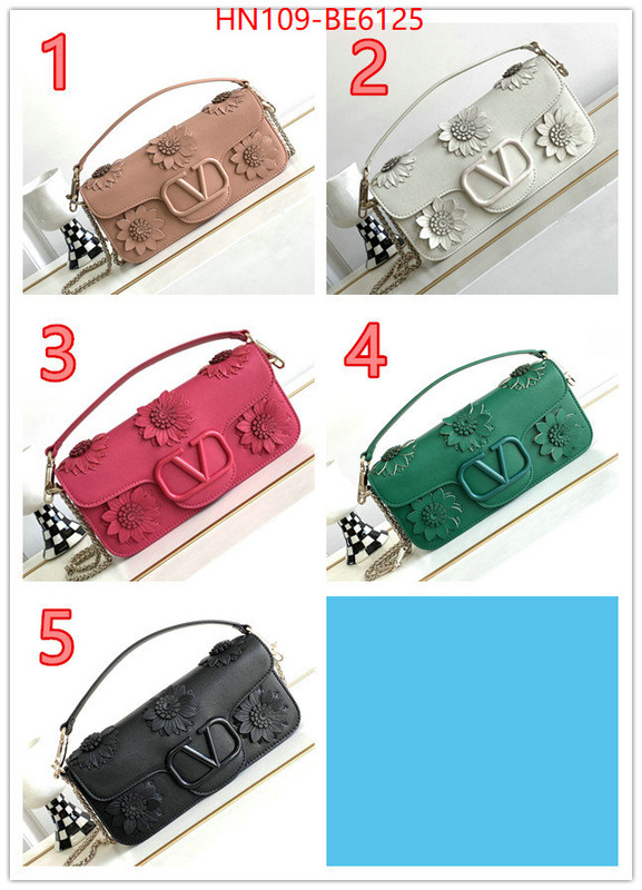 Valentino Bags(4A)-LOC-V Logo ,replica online ID: BE6125,$: 109USD