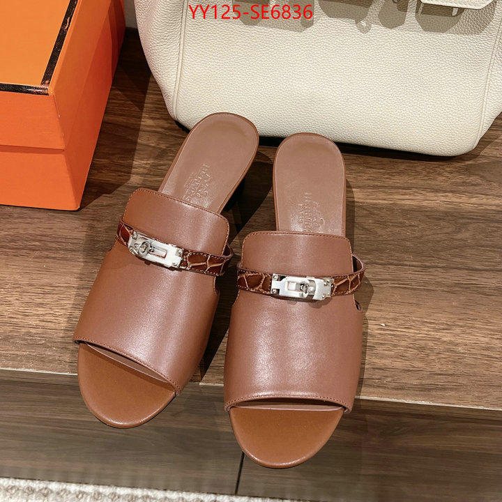 Women Shoes-Hermes,high quality designer replica ID: SE6836,$: 125USD