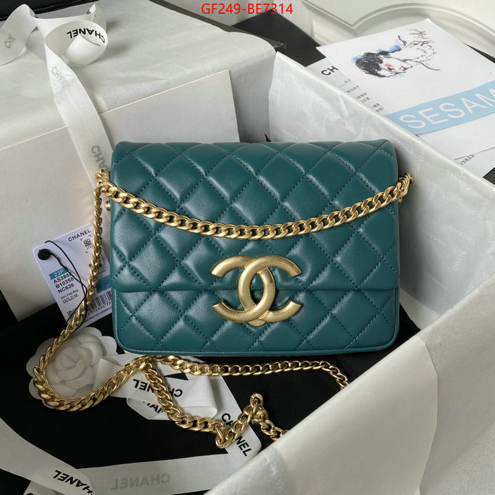 Chanel Bags(TOP)-Diagonal-,the best ID: BE7314,$: 249USD