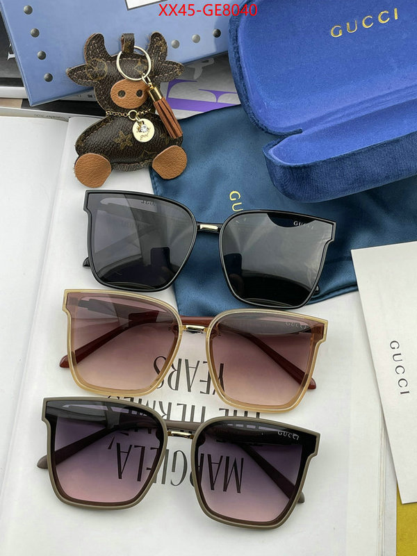 Glasses-Gucci,from china 2023 ID: GE8040,$: 45USD