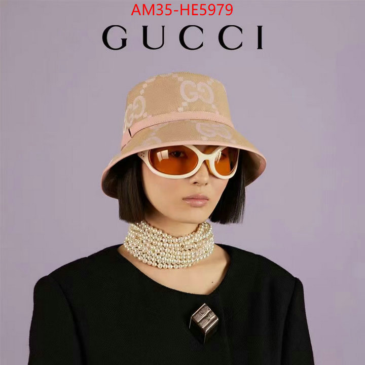 Cap (Hat)-Gucci,knockoff highest quality ID: HE5979,$: 35USD