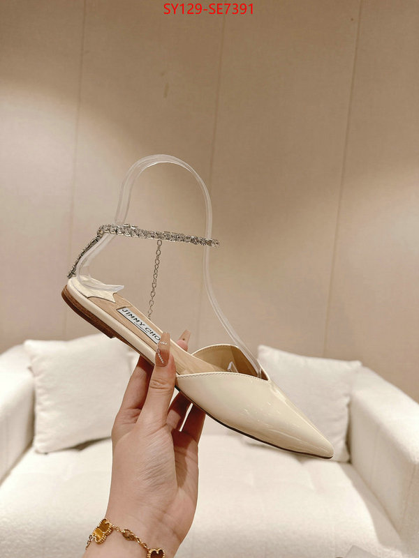 Women Shoes-Jimmy Choo,mirror copy luxury ID: SE7391,$: 129USD