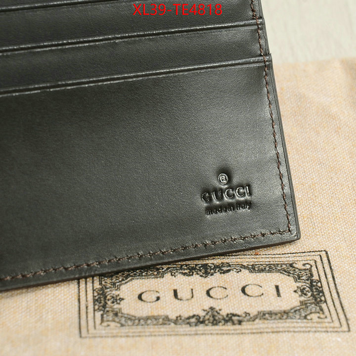 Gucci Bags(4A)-Wallet-,high quality replica designer ID: TE4818,$: 39USD