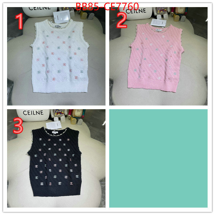 Clothing-Chanel,replica designer ID: CE7760,$: 85USD