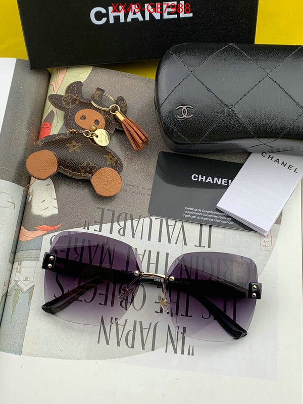 Glasses-Chanel,replica aaaaa+ designer ID: GE7988,$: 49USD