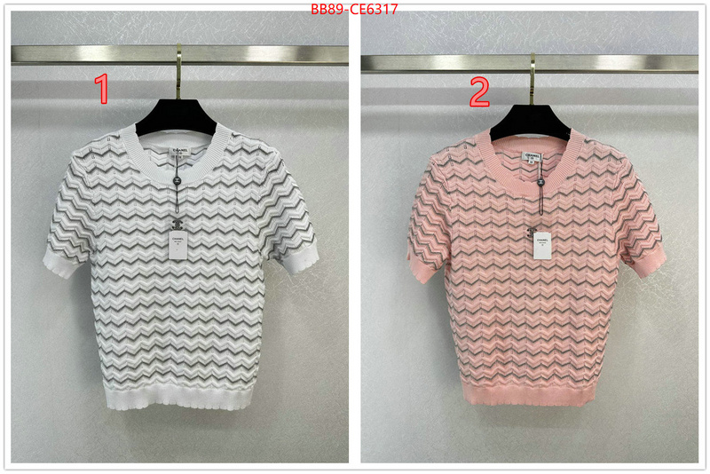 Clothing-Chanel,fake designer ID: CE6317,$: 89USD