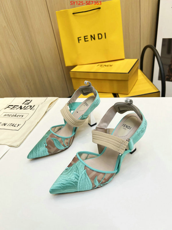 Women Shoes-Fendi,cheap high quality replica ID: SE7363,$: 125USD