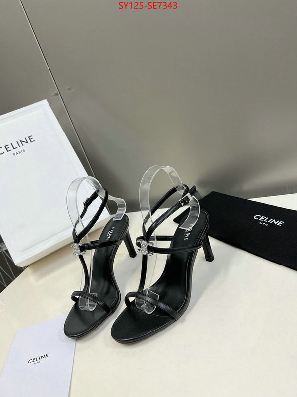 Women Shoes-CELINE,buying replica ID: SE7343,$: 125USD