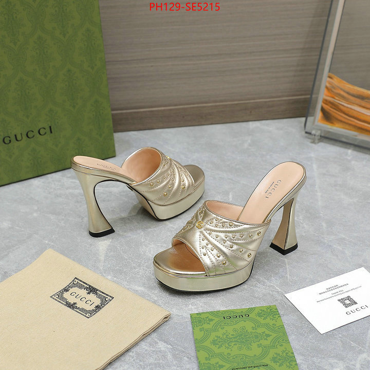 Women Shoes-Gucci,aaaaa replica ID: SE5215,$: 129USD