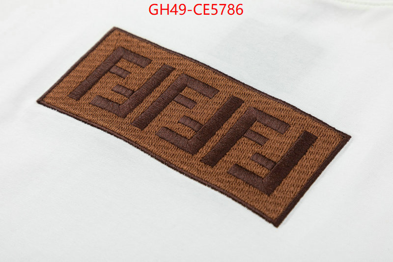 Clothing-Fendi,exclusive cheap ID: CE5786,$: 49USD