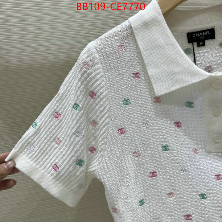 Clothing-Chanel,aaaaa customize ID: CE7770,$: 109USD