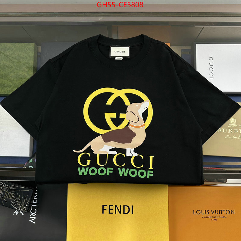 Clothing-Gucci,online china ID: CE5808,$: 55USD