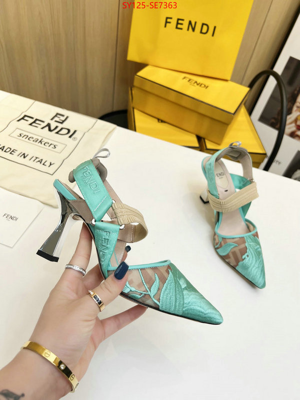 Women Shoes-Fendi,cheap high quality replica ID: SE7363,$: 125USD