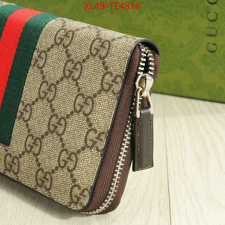 Gucci Bags(4A)-Wallet-,outlet 1:1 replica ID: TE4816,$: 49USD