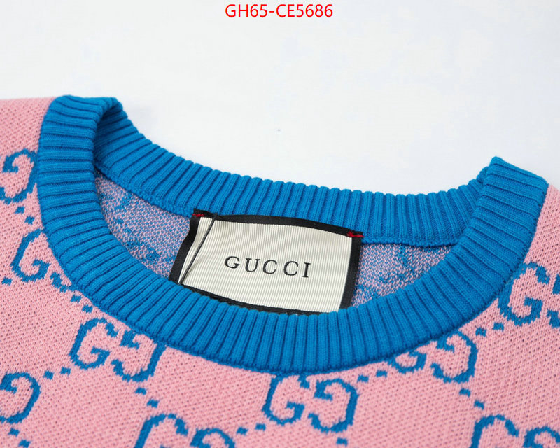 Clothing-Gucci,1:1 ID: CE5686,$: 65USD