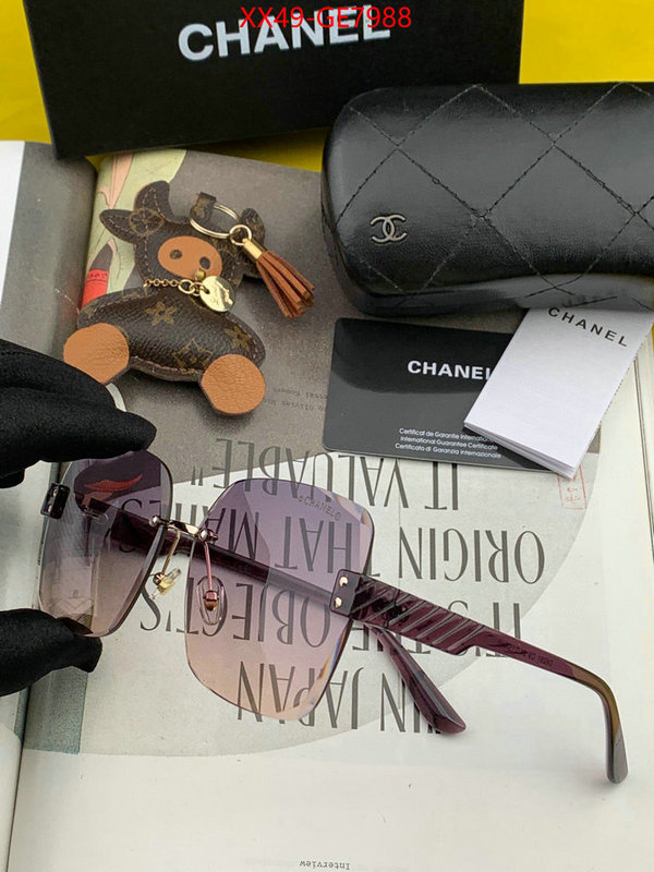 Glasses-Chanel,replica aaaaa+ designer ID: GE7988,$: 49USD