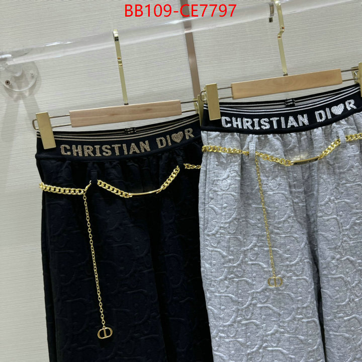 Clothing-Dior,replica wholesale ID: CE7797,$: 109USD