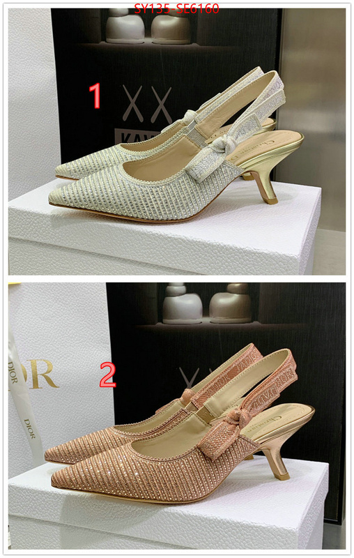 Women Shoes-Dior,high quality replica designer ID: SE6160,$: 135USD