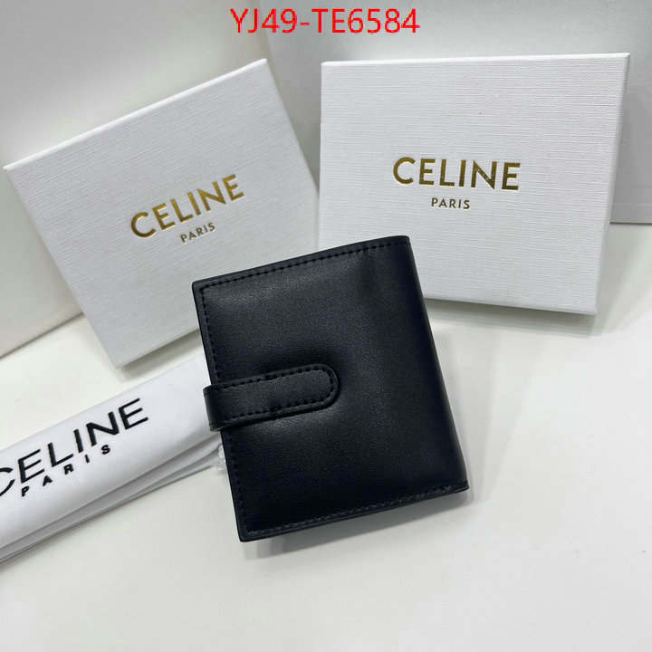 CELINE Bags(4A)-Wallet,buy best quality replica ID: TE6584,$: 49USD