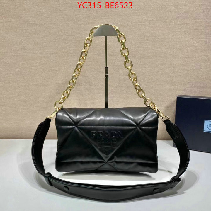 Prada Bags(TOP)-Diagonal-,wholesale replica shop ID: BE6523,$: 315USD