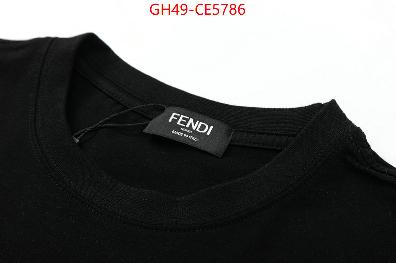 Clothing-Fendi,exclusive cheap ID: CE5786,$: 49USD