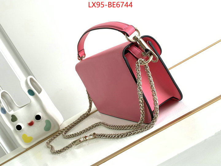 Valentino Bags(4A)-LOC-V Logo ,best luxury replica ID: BE6744,$: 95USD