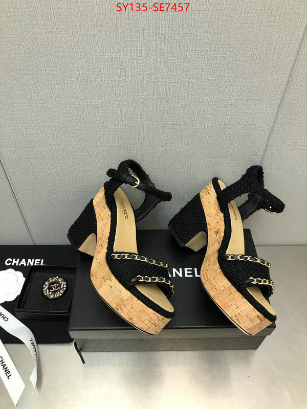 Women Shoes-Chanel,designer 1:1 replica ID: SE7457,$: 135USD