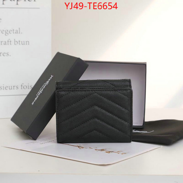 YSL Bag(4A)-Wallet-,only sell high-quality ID: TE6654,$: 49USD