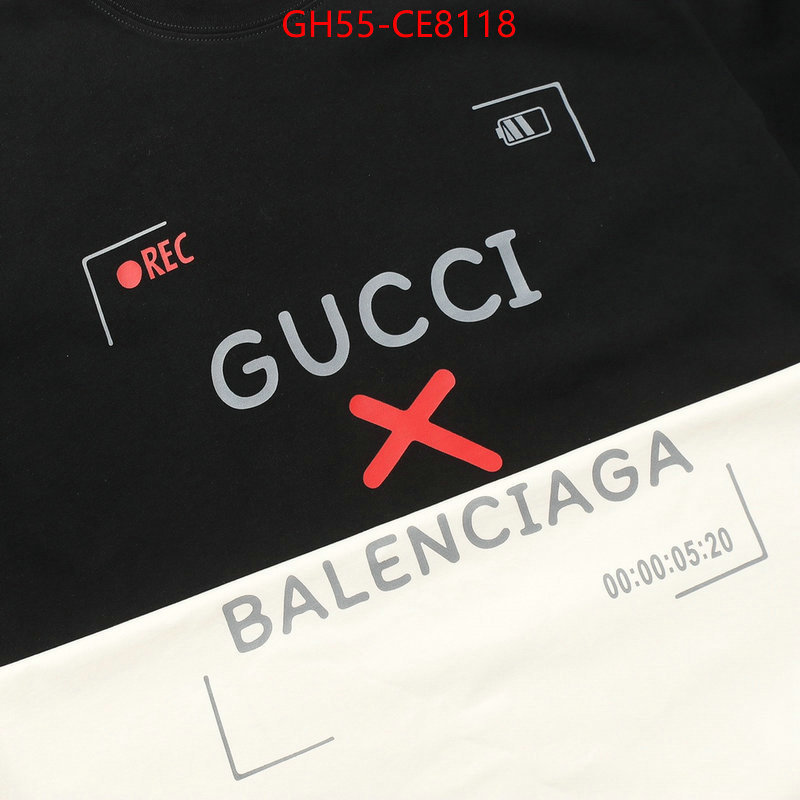 Clothing-Gucci,replica wholesale ID: CE8118,$: 55USD