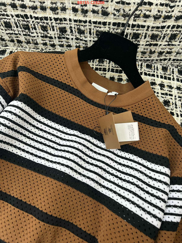 Clothing-Burberry,knockoff ID: CE9206,$: 155USD