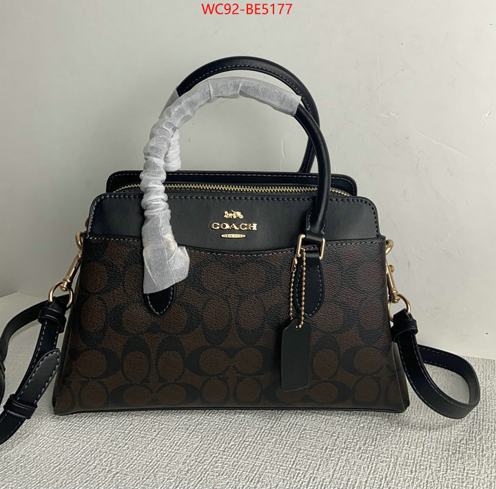 Coach Bags(4A)-Handbag-,buy top high quality replica ID: BE5177,$: 92USD