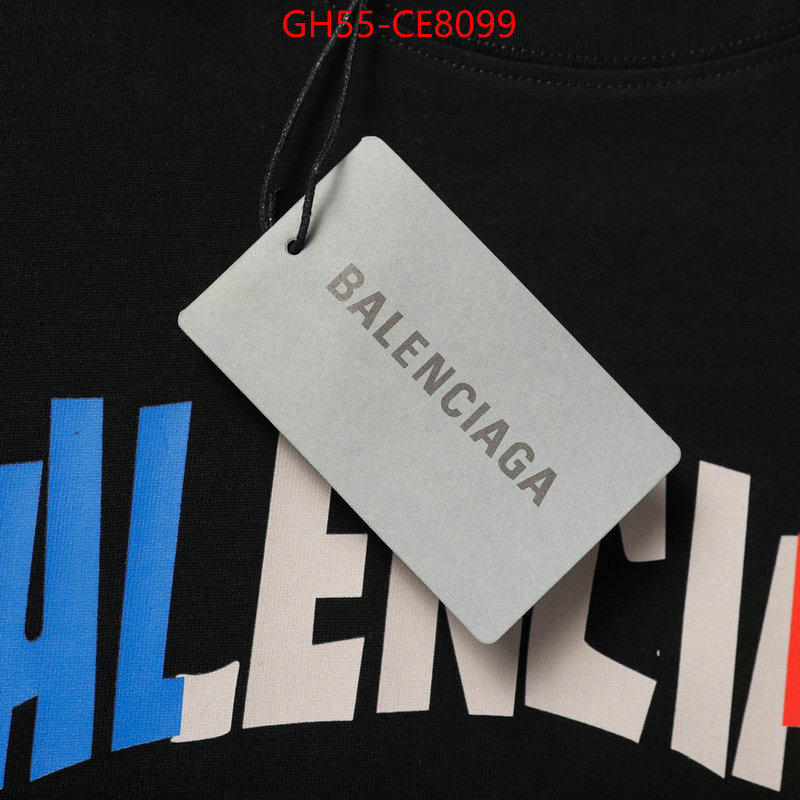 Clothing-Balenciaga,high quality designer replica ID: CE8099,$: 55USD