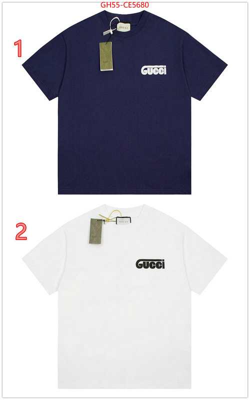 Clothing-Gucci,replica wholesale ID: CE5680,$: 55USD