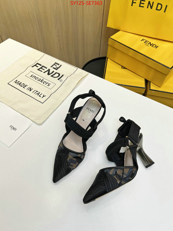 Women Shoes-Fendi,cheap high quality replica ID: SE7363,$: 125USD