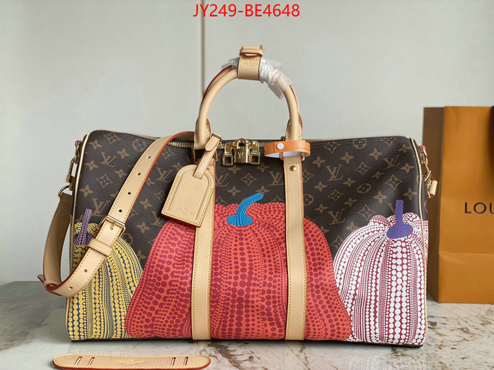 LV Bags(TOP)-Keepall BandouliRe 45-50-,designer fake ID: BE4648,$: 249USD