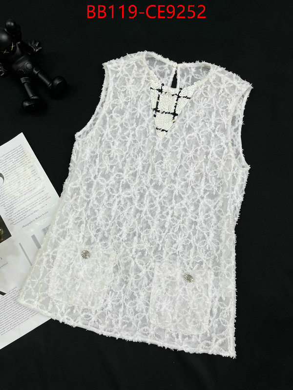 Clothing-Chanel,designer fashion replica ID: CE9252,$: 119USD