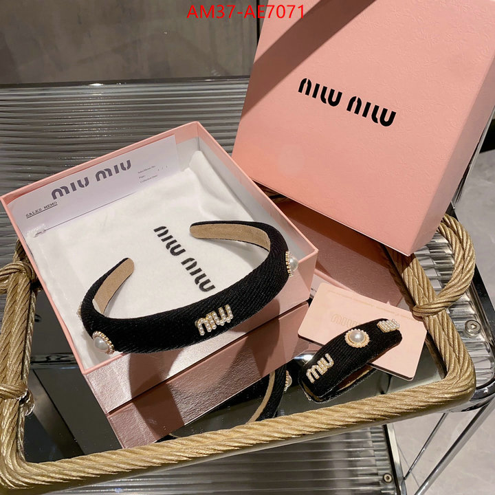 Hair band-MIU MIU,where could you find a great quality designer ID: AE7071,$: 37USD